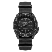 精工（SEIKO） 手表5号水鬼系列彩水鬼机械夜光100米防水运动街头潮流男表 礼物  酷黑SRPD79K1
