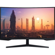 三星（SAMSUNG） 32英寸 2K 144Hz 显示屏高刷游戏电竞曲面电脑显示器 32G5 黑色 曲面