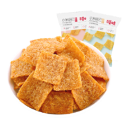 百草味 休闲零食 小米锅巴 烧烤味 80g*10袋（专区任选10件）
