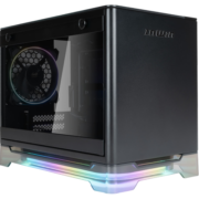 迎广(INWIN)A1 Lite 黑色 Mini-ITX迷你电脑机箱(支持ITX主板/120水冷/配ASL风扇*2/可适配显卡/可背线)