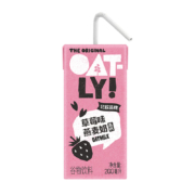 需首单：OATLY 噢麦力 草莓味燕麦奶 200ml*12瓶箱装