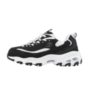 斯凯奇（Skechers）奶茶熊秋季复古轻便运动休闲鞋厚底熊猫老爹鞋女 149906-BKW 奥利奥芝芝雪脆 35