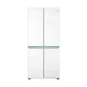 海尔（Haier）475L超薄零嵌十字对开四开门【全空间保鲜0距离嵌入式】白色家用电冰箱大容量60cm以下前置散热 BCD-475WGHTD1BGZU1