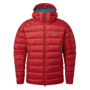 Rab 【断货王】男款800篷欧洲鹅绒羽绒服连帽保暖透气523g QDN-85 黑色 M