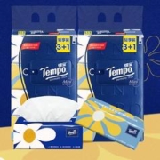 Tempo 得宝 小雏菊家用抽纸 80抽8包