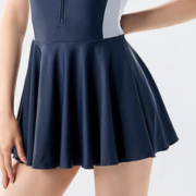 ANTA 安踏 BEAUTY BLUE系列 女子裙式分体泳衣 992227864