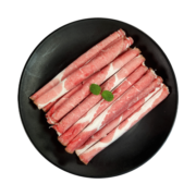 祁连牧歌 原切眼肉肥牛卷500g/袋 火锅食材 牛肉卷肥牛卷 无添加 冷冻牛肉