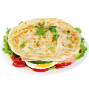 乐麦点手抓饼原味40片*90g家庭装早餐面饼皮生鲜面点多规格可选