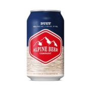 每天认识一款酒：Alpine Beer 阿尔派恩 高山二重奏 美式IPA啤酒 355ml*6听