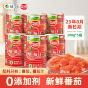 屯河 番茄丁罐头 390g*6罐