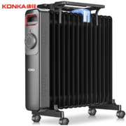 需抢券、京东百亿补贴: KONKA 康佳 电油汀节能电暖器 15片暖气片 KH-YT1215+凑单