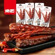 绝艺 手撕长烤脖肉干肉脯湖南特色小吃休闲食品零食小吃香辣熟食鸡肉 香辣味烤脖*10根