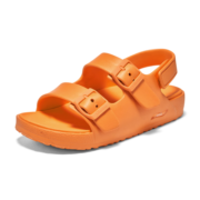 斯凯奇（Skechers）休闲凉鞋女简约露趾凉鞋111597 亮橙色/ORG 39