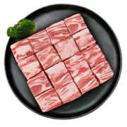 食机已道 甘肃东乡羊 贡羊  原切国产羊肉  羊腩粒 500g  *3件