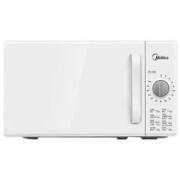 美的（Midea）快捷家用微波炉 小型20升 360度转盘加热 旋钮操控 易洁内胆 （PM2000）
