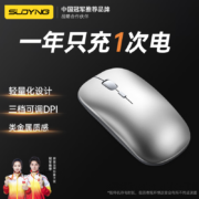 百亿补贴：【世界?军推荐】索盈蓝牙无线鼠标三档DPI调节丨轻量化设计丨...