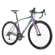 喜德盛（xds）公路自行车RC500通勤代步R2000变速 X6铝合金车架  破风轮组16速 变色龙紫白 700C*480（建议身高162-175cm）