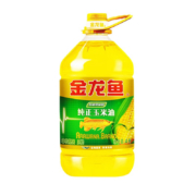Plus会员:金龙鱼  非转基因纯正玉米油4L 压榨一级食用油 1桶
