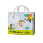 bc babycareAir pro新升级 拉拉裤 成长裤 婴儿尿不湿 呼吸裤 新老包装随机发 L28片(拉拉裤)