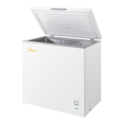 美的（Midea）203升 家用商用冰柜冷藏冷冻保鲜转换囤货小型冷柜一级能效卧式冰箱BD/BC-203KMD(E)