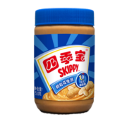 四季宝（SKIPPY）花生酱 早餐面包酱 拌饭拌面酱 沙拉酱 调味酱料火锅蘸料颗粒510g