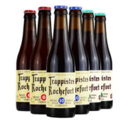Trappistes Rochefort 罗斯福 10号+8号+6号 修道士精酿啤酒 330ml*6瓶 比利时进口