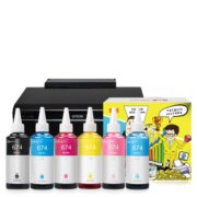 天威 674墨水100ml 六色套装 适用爱普生L805 L850 L1800 L810 L801 L360 L101 L301打印机 T6741-T6746