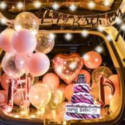 婚恋倾城 生日装饰求婚布置汽车后备箱惊喜布置套装浪漫求婚车尾箱表白