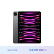 Apple 苹果 iPad Pro 11英寸 2022款(128G WLAN版/M2芯片/学习办公娱乐游戏//MNXD3CH/A) 深空灰色
