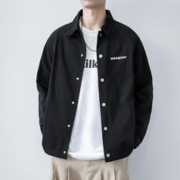 月伊纺 秋冬男士纯棉长袖休闲夹克