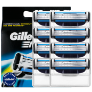 吉列(Gillette)【万人好评】吉列锋速3剃须刀手动刮胡刀片刀架 锋速3 8刀头三层刀片 仅10/每片