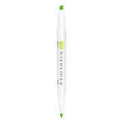 斑马牌 (ZEBRA)双头柔和荧光笔 mildliner系列单色划线记号笔 学生标记笔 WKT7 柑绿