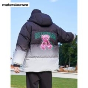 美特斯邦威羽绒服工装短款棉袄宽松情侣装