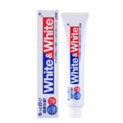 狮王（Lion）White&white美白牙膏150g×3经典大白管去黄去渍