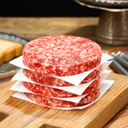 鲜京采 谷饲纯肉牛肉饼120g*14件