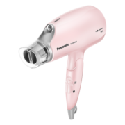 松下（panasonic）电吹风纳诺怡水负离子高速吹风机女家用理发店大功率速干吹风筒护发礼物高速大风力折叠便携不伤发 WNA3B【少女粉】纳诺怡呵护