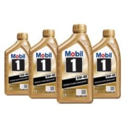 京东PLUS：Mobil 美孚 金美孚 先进全合成汽机油经典表现 0W-40 SP级 1L*4