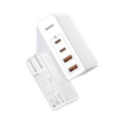 BASEUS 倍思 CCGAN100UE 氮化镓充电器 双Type-C/ 双USB-A 100W 白色