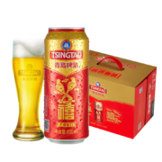 概率券：青岛啤酒（TsingTao）千禧临门 10度 500ml*12听