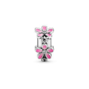 PANDORA 潘多拉 粉色雏菊固定夹925银 798809C01