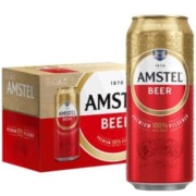 需首购、PLUS会员: 喜力 红爵（Amstel）啤酒 500ml*12听