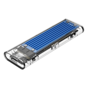 奥睿科(ORICO)M.2 NVMe/NGFF移动硬盘盒 Type-c3.1接口固态SSD外置盒 支持NVME/NGFF双协议 透明TCM2M-C3