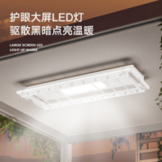 金贵夫人电动晾衣架升降阳台家用隐形晾衣杆伸缩晒衣架自动隐藏智能晾衣机 白A5-S+大屏照明