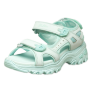 Skechers斯凯奇夏季透气童鞋女大童熊猫鞋老爹鞋儿童凉鞋沙滩鞋664133L