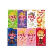 glico 格力高 百奇系列 百奇休闲零食办公室小吃涂层饼干棒8盒装-效期24年2-3月