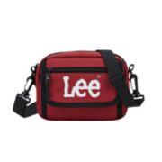 Lee 包男包女包小包单肩包斜挎包男女包休闲运动腰包学生潮牌挎包两用 红色