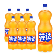 可口可乐（Coca-Cola）芬达 Fanta 橙味 汽水 碳酸饮料 2L*6瓶 整箱装