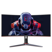 AOC 34英寸 带鱼屏 WQHD 165Hz HDR10 HVA快速液晶1ms G2钢炮出厂校色 旋转升降21:9曲面电竞显示器CU34G2XP
