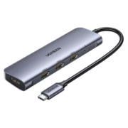 绿联Type-C扩展坞雷电4转HDMI拓展坞USB分线器多接口转接头通用苹果15MacBook air华为笔记本电脑转换器