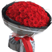 兽恋鲜花同城配送 33朵玫瑰花百合鲜花表白求婚送女友送老师生日礼物 99朵红玫瑰 全国配送